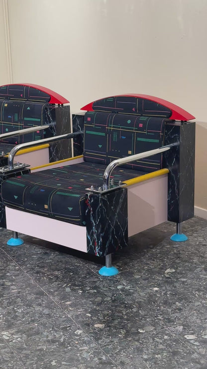 Pair of Memphis Lounge Chairs