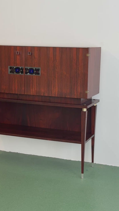 Mid-Century Rosewood Bar Cabinet, 1960s